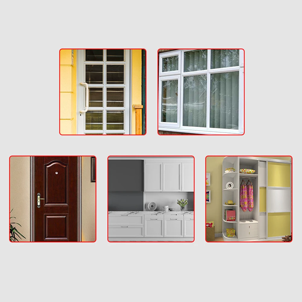 

Brush Strip Sealing Strip 5M Door Window Sealing Strip Draught Excluder For Home Sound Insulation Wind-proof Strip