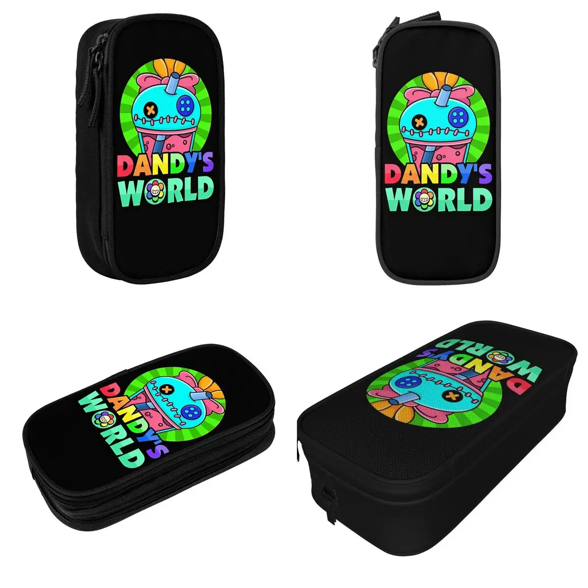 Dandys World Scrump Pencil Cases Fun Pen Box Bag Student Large Storage Students School Cosmetic Pencilcases
