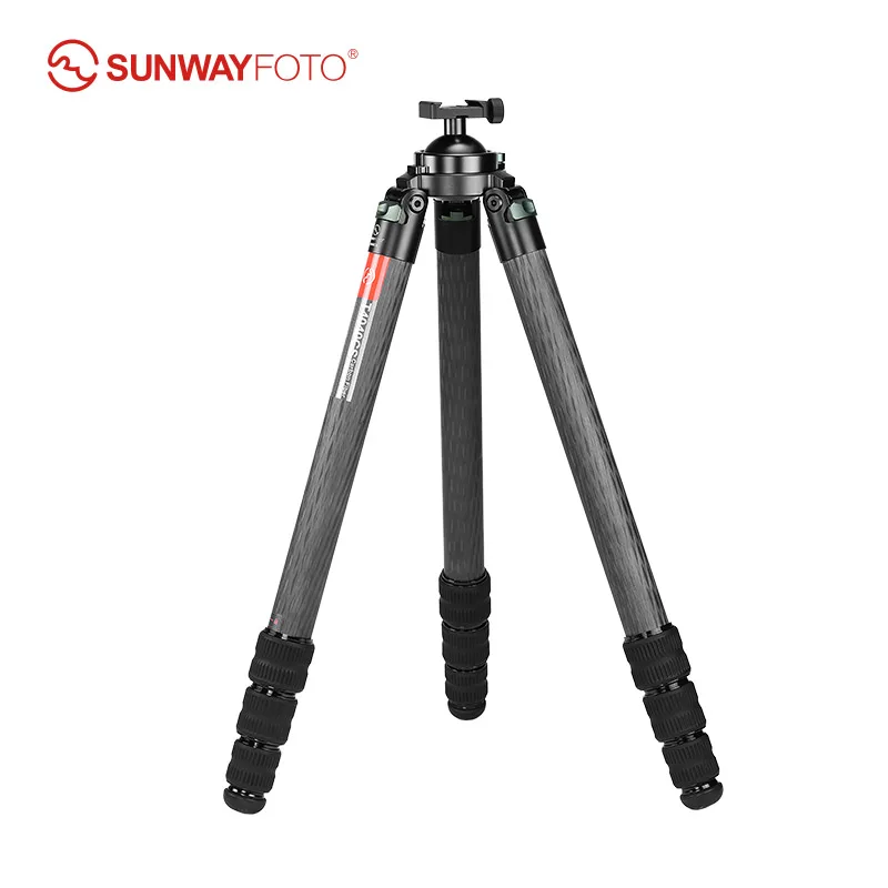 SUNWYAFOTO T4040CS Hunting Tripod for Shooting Rifle Stand Carbon Fiber,40mm,4 Sections,load 88lbs(40kgs)