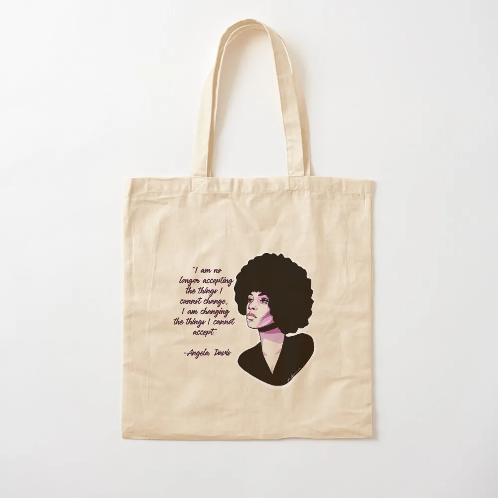 

Angela Davis Tote Bag tote university men Gift Canvas