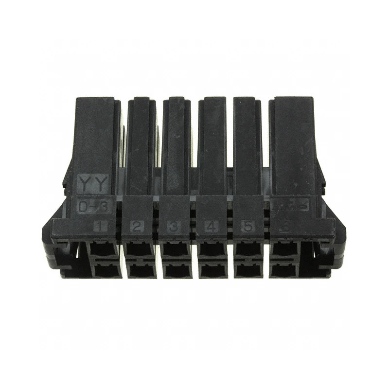 2-917659-6,Receptacle,Wire-to-Board,PCB Board Connector,3-917659-6,Gold Plated,Crimp Style,12P,Dynamic 3000 Series,1-917658-2