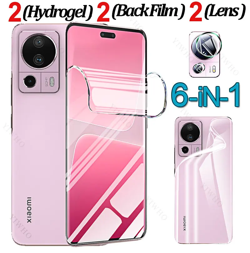 Camera Glass Soft Hydrogel Film Screen Protectors for Xiaomi 13 Lite Back Water Gel for Xiaomi 13lite 13Lite 6.55\