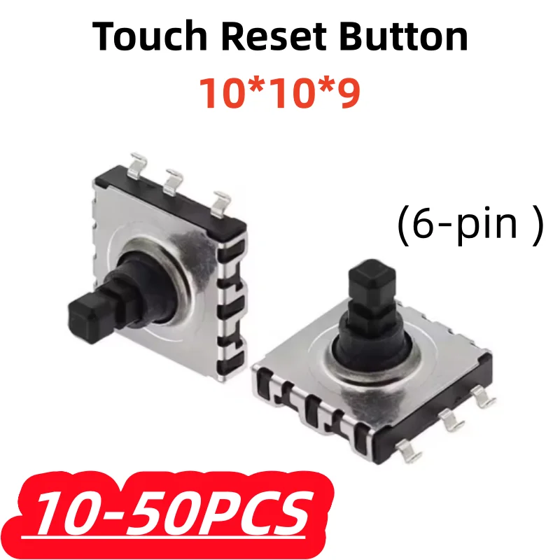 10-50Pcs/lot 100% New Patch Five Way Switch Multifunctional multi-directional Button Touch Reset Button patch 6-pin 10*10*9