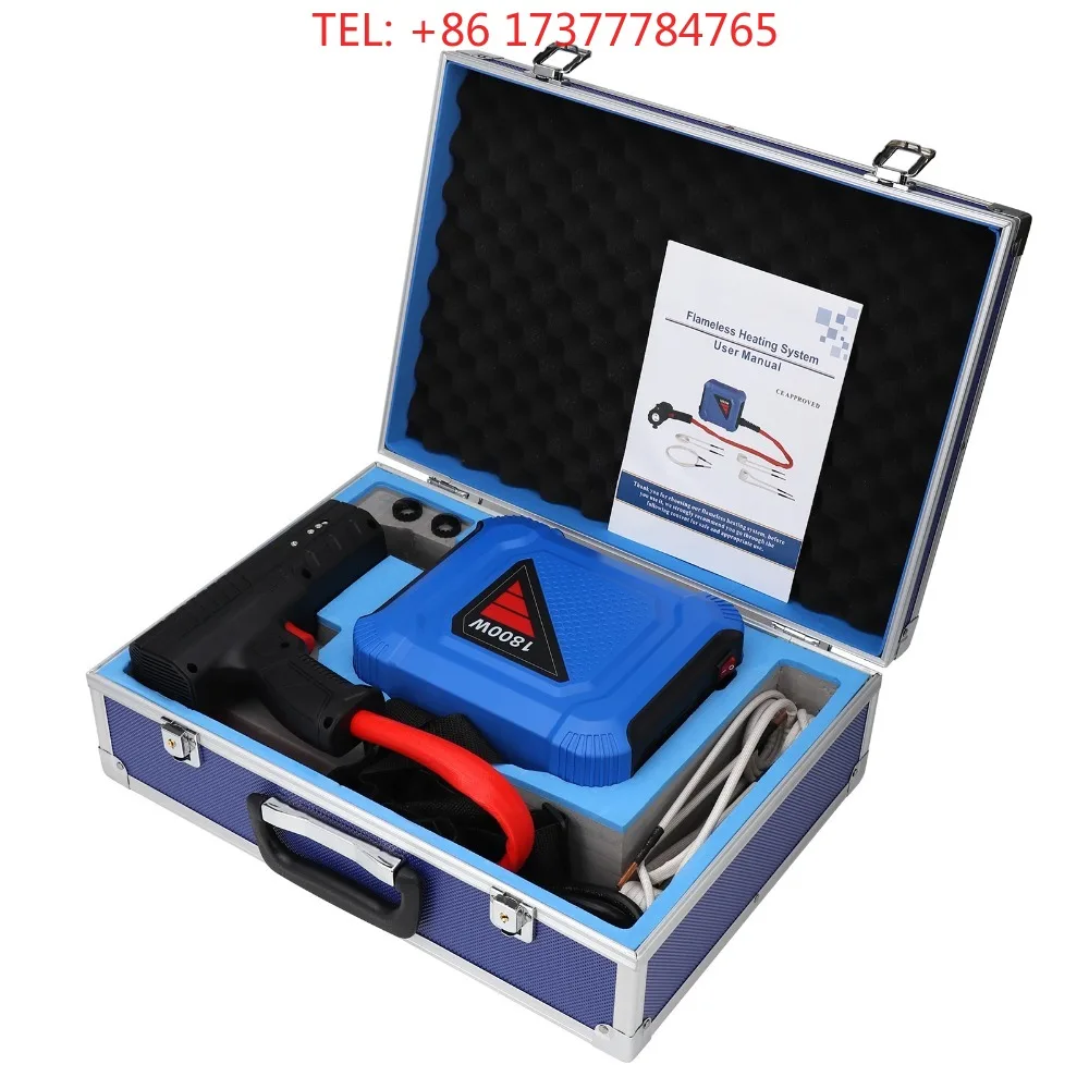 New 1800 W Portable Magnetic Induction Heater Flameless Induction Heating Machine Rusty Bolt Nut Remover Tool for Auto Car