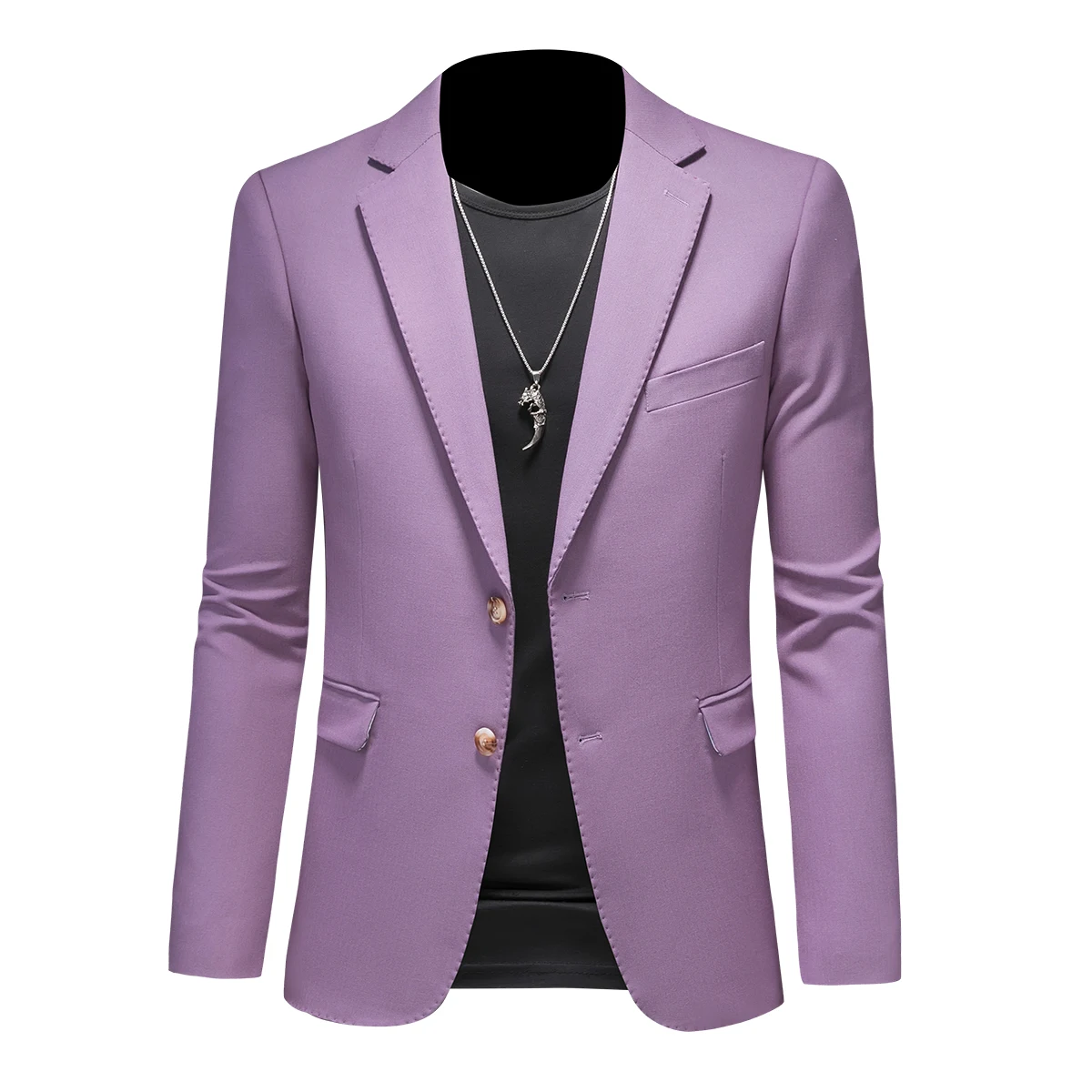 

2026 Fashion Men Business Casual Blazer Black White Red Green Solid Color Suit Jacket Male Slim Fit Wedding Party Suit Coat