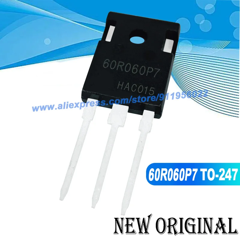 (5 Pieces) 60R060P7 IPW60R060P7 TO-247 600V 48A / 60R120P7 IPW60R120P7 650V78A / IPW65R150CFDA 65F6150A 650V 72A TO-247