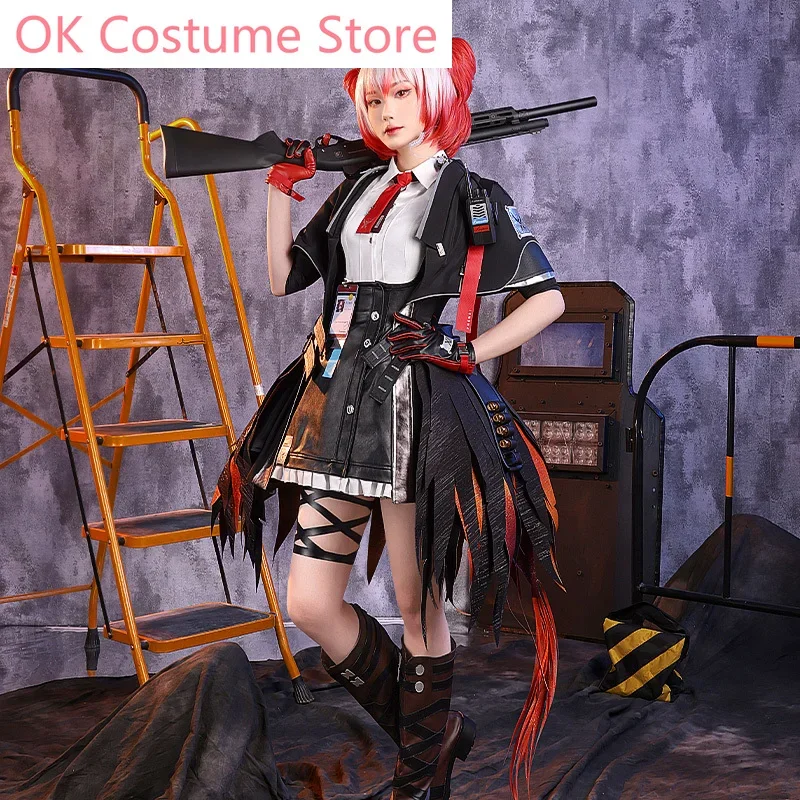 Anime! Arknights Fiammetta Game Suit Gorgeous Uniform Cosplay Costume Halloween Carnival Party Role Play Outfit Women