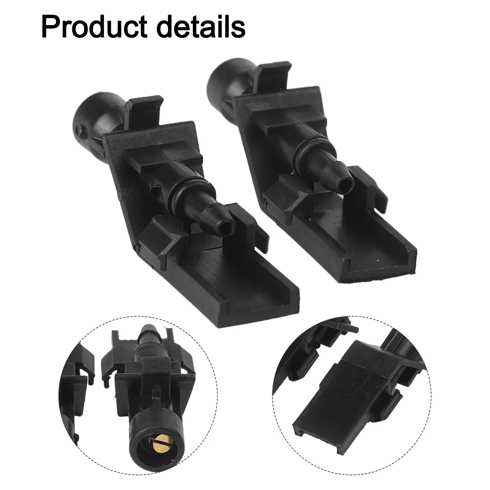 For Honda For Civic Front Windscreen Washer Nozzles Replacement 2017 2021 Includes Left and Right Nozzles OEM 76810TGGE01