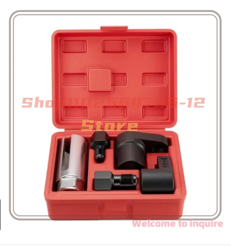 

5pcs Oxygen Sensor Wrench Kit for Automotive O2 Socket Removal Install Offset Vacuum Sensor Socket Thread Chaser Tool