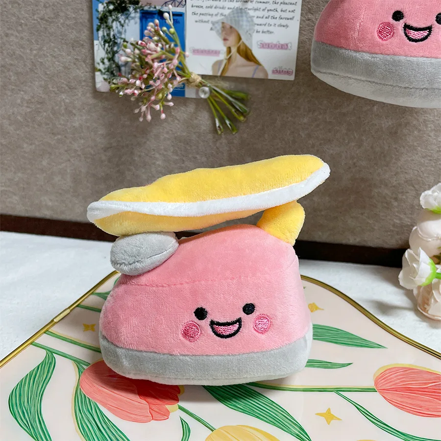 الكرتون الإبداعية الحديد دمية أفخم قلادة المفاتيح لطيف محاكاة الأدوات المنزلية الحديد أفخم دمية ظهره ديكور المفاتيح هدية #6