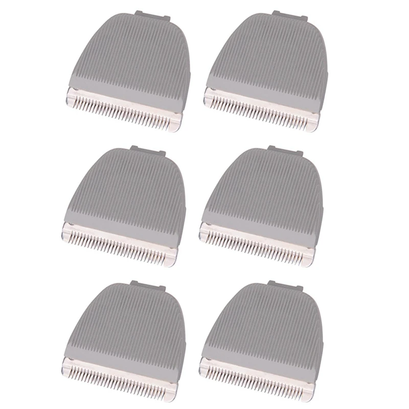 6 Pcs Hair Clipper Replacement Blade For Codos CP-6800 KP-3000 CP-5500,Grey