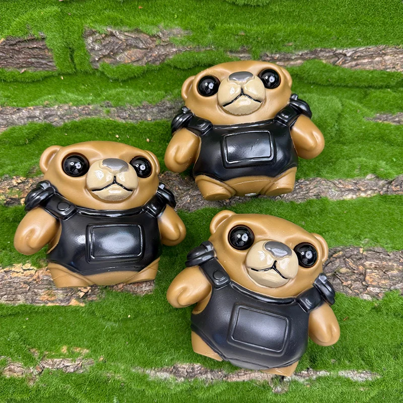 11 cm/4.33in Valorant Squeeze Tactische Beer Kneden Pop 3D Fun Decompressie Spel Randmodel Creatieve Ontspanning Gift speelgoed