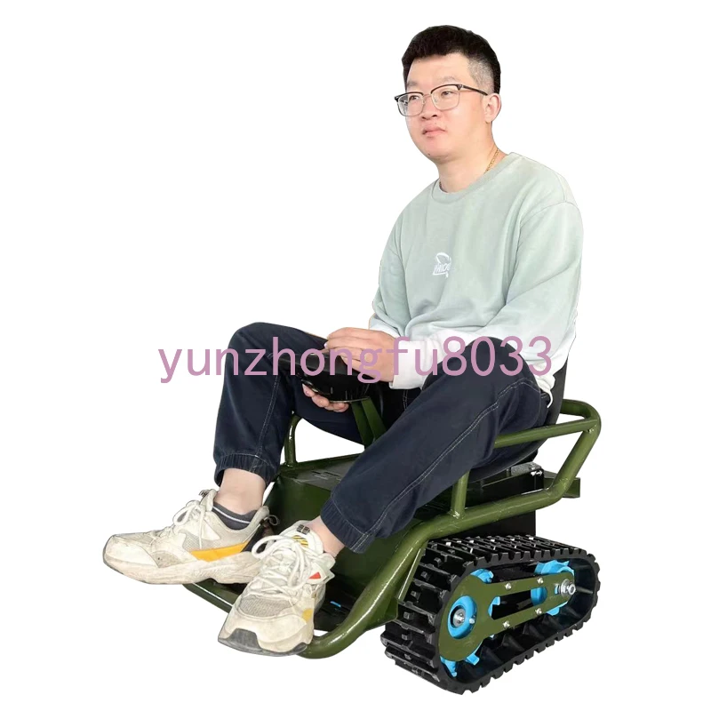 

Customized Auge Perambulator Carding Electric Track Small Tank Four-wheel Atv Field Entertainment Off-road Children's Toys