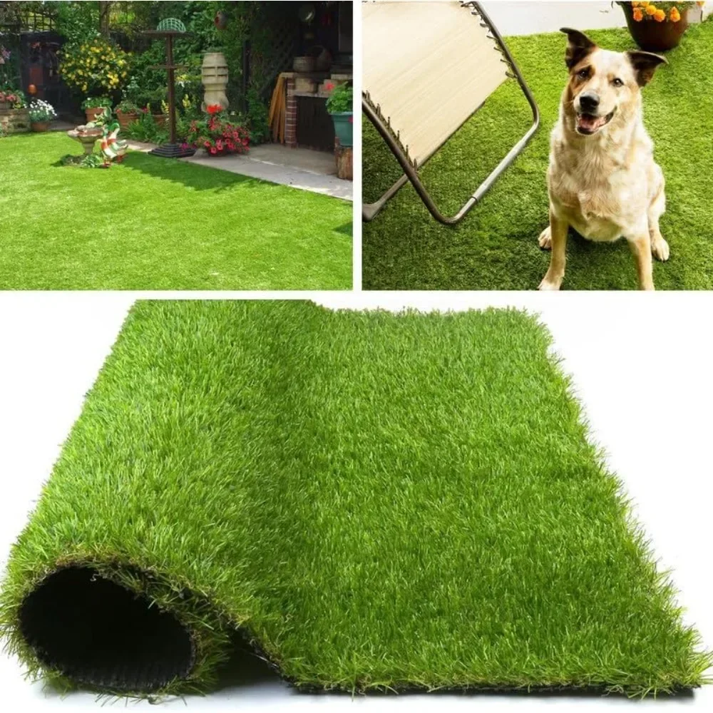 

Grass Rug 5FTX10FT Fake Grass Indoor Outdoor Garden Decorations Artificial Turf Yard Decor Supplies Home