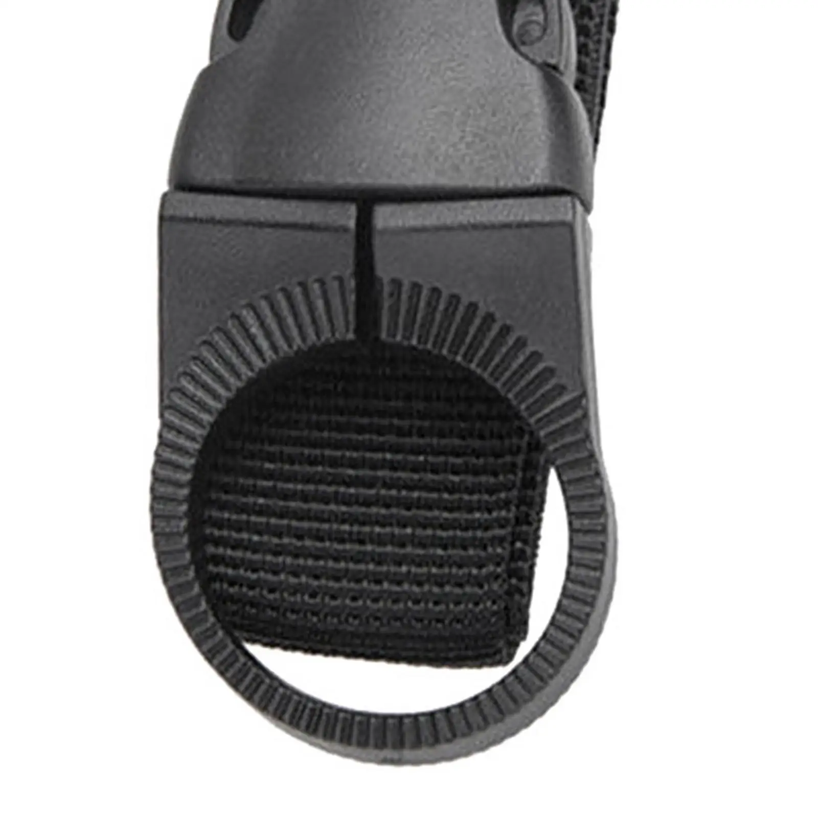 خطاف زجاجة بحزام من النايلون بإبزيم قابل للتعديل لحزام حقيبة الأدوات والمغامرات الخارجية