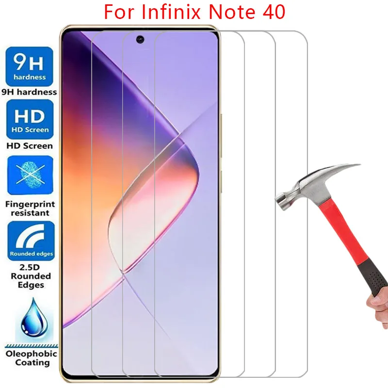 screen protector for infinix note 40 protective tempered glass on infinity note40 not not40 phone film glas infini infix ifinix