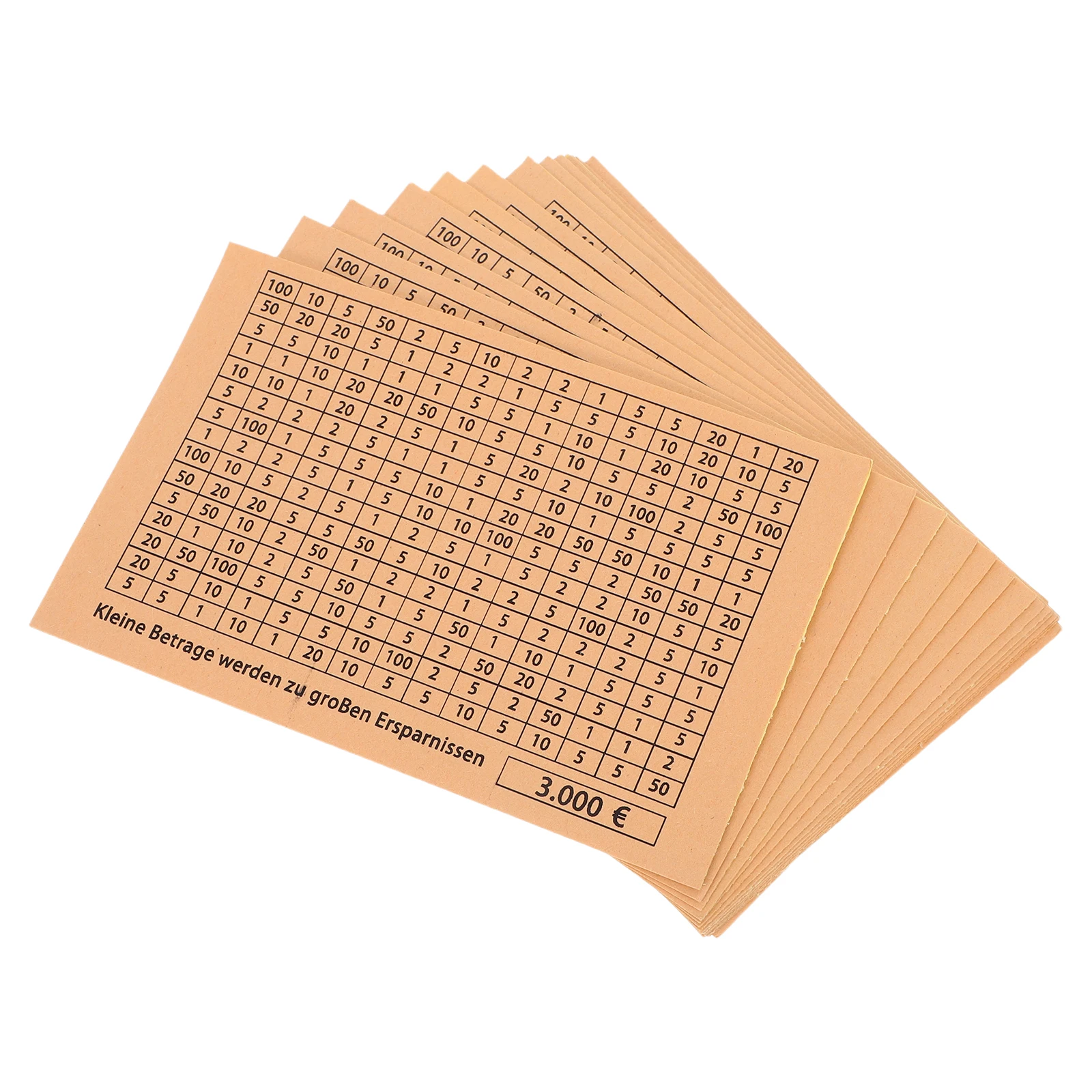 30 個の貯金箱ステッカー節約チャレンジプリント可能キャッシュボックス金融用品ビッグナンバー