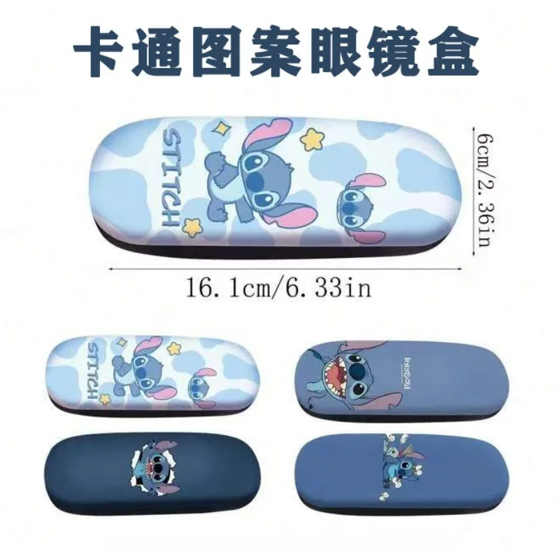 Estuche para Gafas con Diseño de Stitch, Estuche Portátil de Alta Calidad con Apariencia de Anime para Gafas de Sol y Gafas de Vista, Regalo