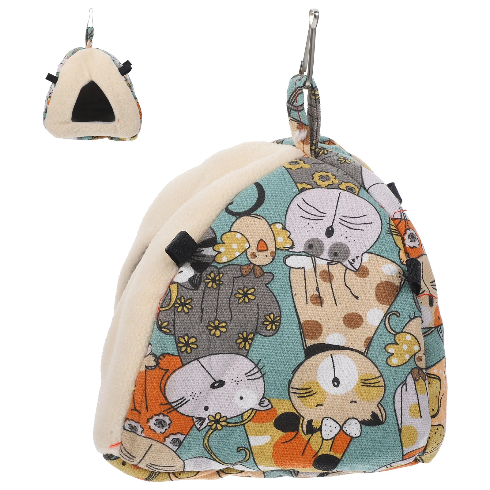 

Hamster House Warm Hideout Small Cotton Sleeping Bed Cage Attachment Comfortable Small Pet Nest Hideaway Hamster Warm Hideout