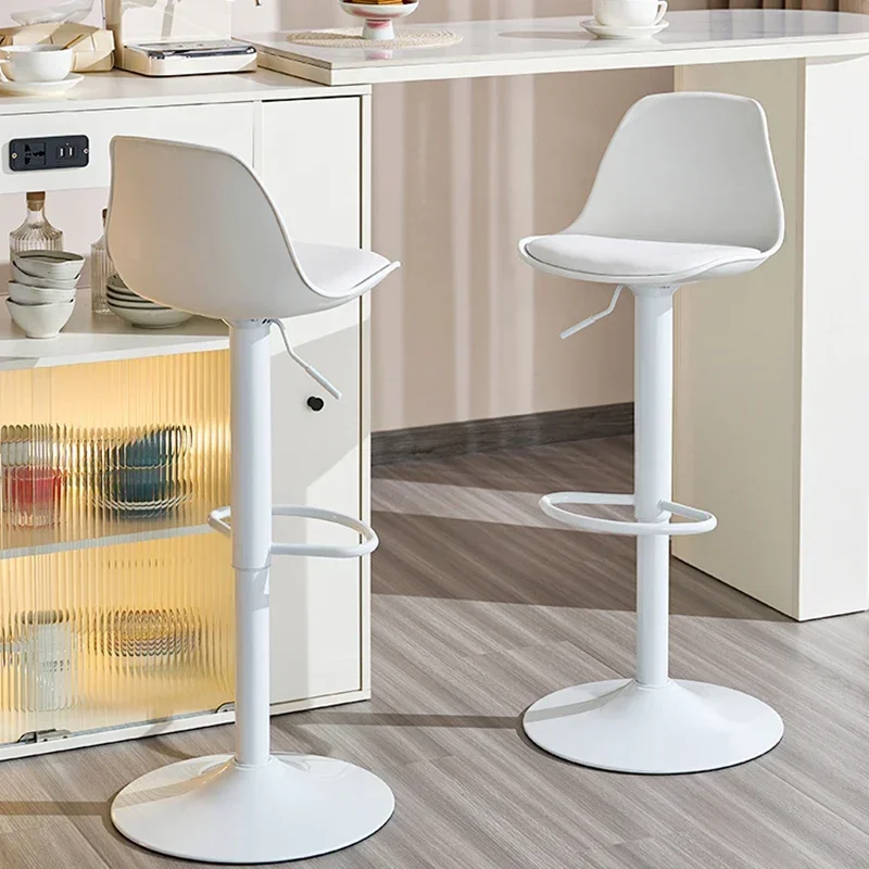 Counter White Bar Stool Kitchen Luxury Home Modern High Chair Nordic Designer Bancos Para Barra Furniture Decoration