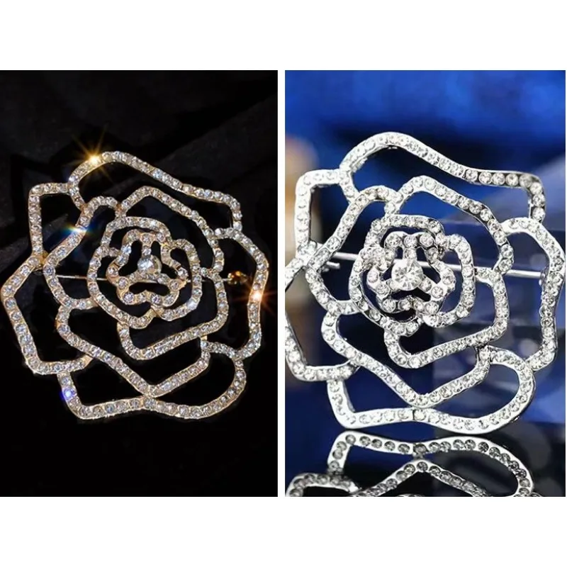 Broche elegante con logotipo de la Federación para mujer