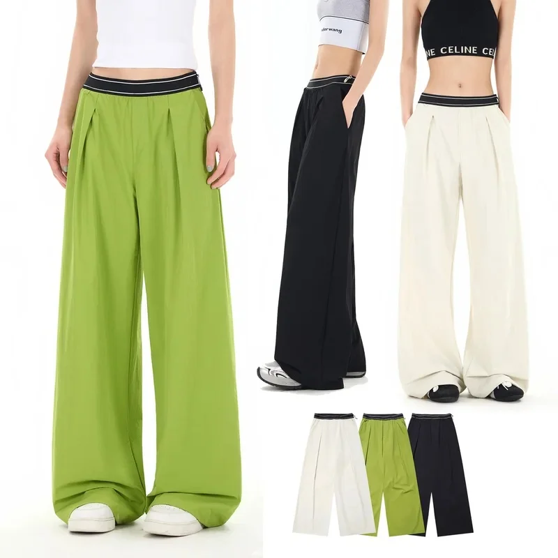 Spring Summer Lightweight Casual Sport Pant Women Outdoor Hiking Quick Dry Loose Techwear City Walk Track Cargo Pants Trousers