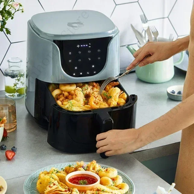 new  fully automatic multi-function 5L visual  Air fryer kitchen new large capacity oven oil-free new all-in-one electric fryer