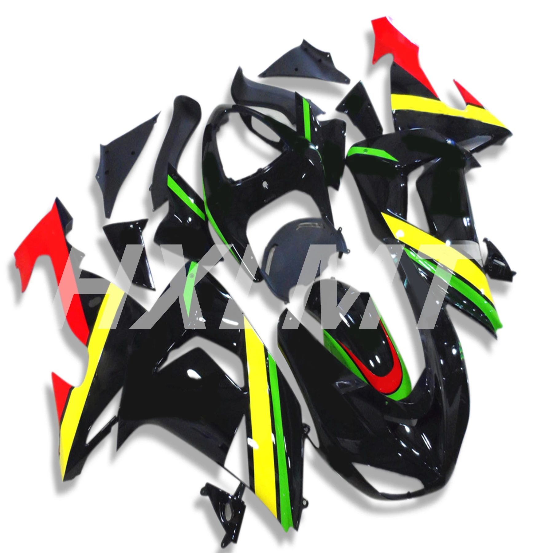 New ABS Motorcycle Fairings Kit Fit For KAWASAKI Ninja ZX10R 2006 2007 ZX 10R 06 07 10R ZX-10R Bodywork Set Custom Black Frame