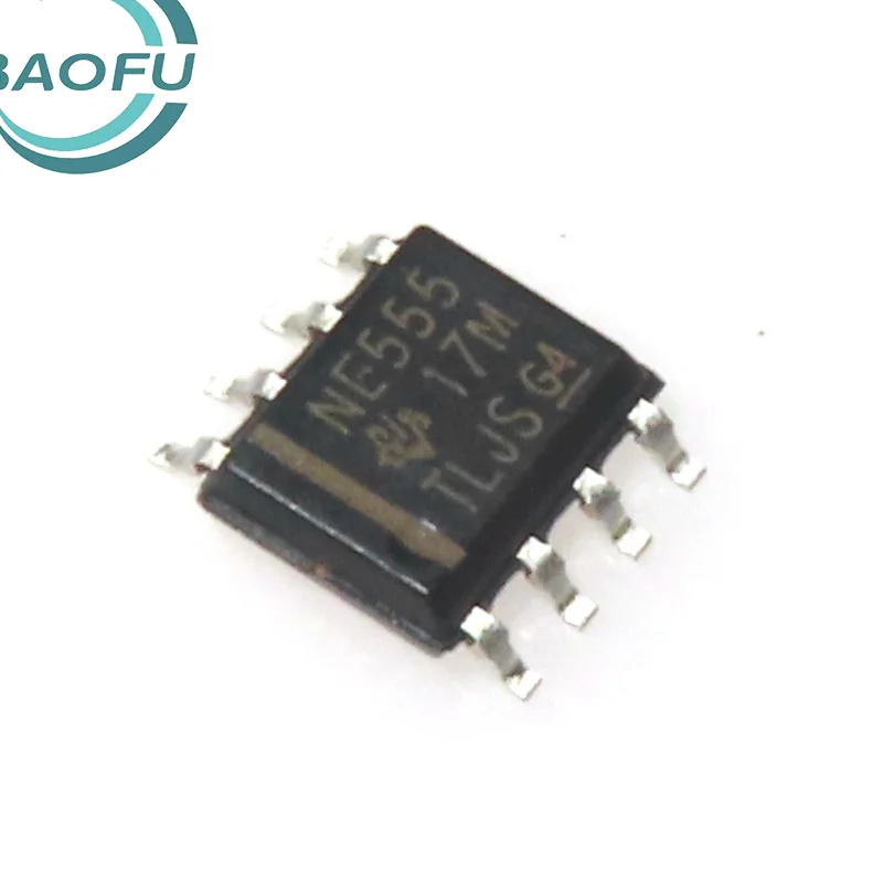 

10 шт. новая оригинальная схема базы времени NE555DR SOP8 NE555P DIP8 NE555PWR TSSOP8 программирующий генератор таймер патч