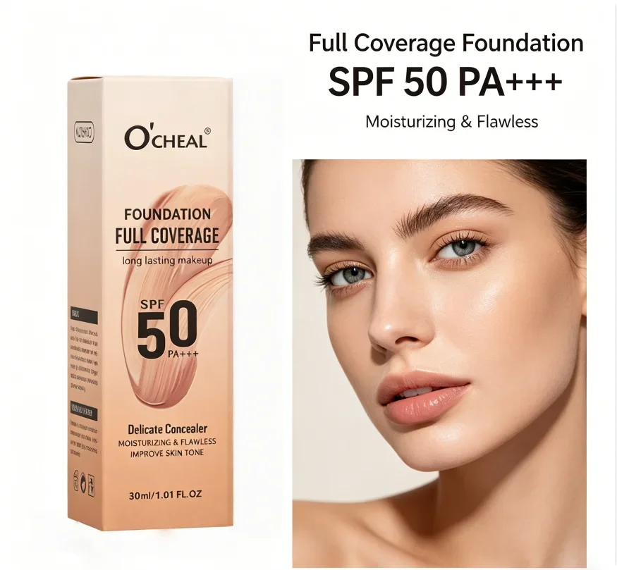 OCHEAL Easter Glow Foundation Color Changing Moisturizing Concealer Long Lasting Brightening Makeup Flawless Base