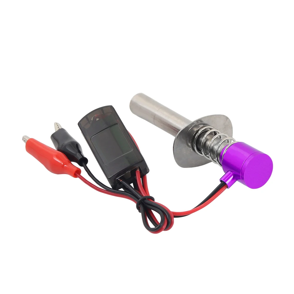 مشغل توصيل متوهج بجهد واسع 6 فولت - 24 فولت، مشعل إلكتروني سريع الإشعال لسيارة 1/8 1/10 HSP Nitro RC، ولاعة مطورة #6