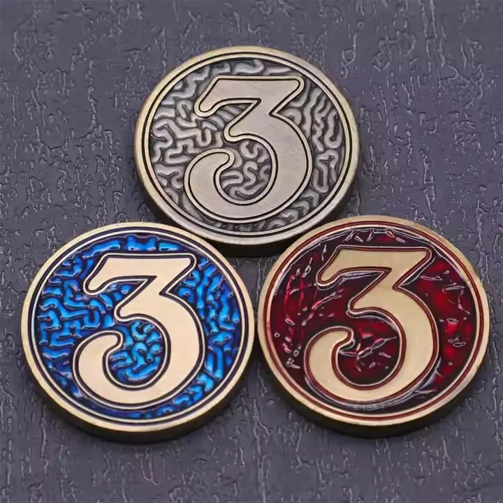 

Top Quality Metal Coin Cheap Number Custom Challenge Coin