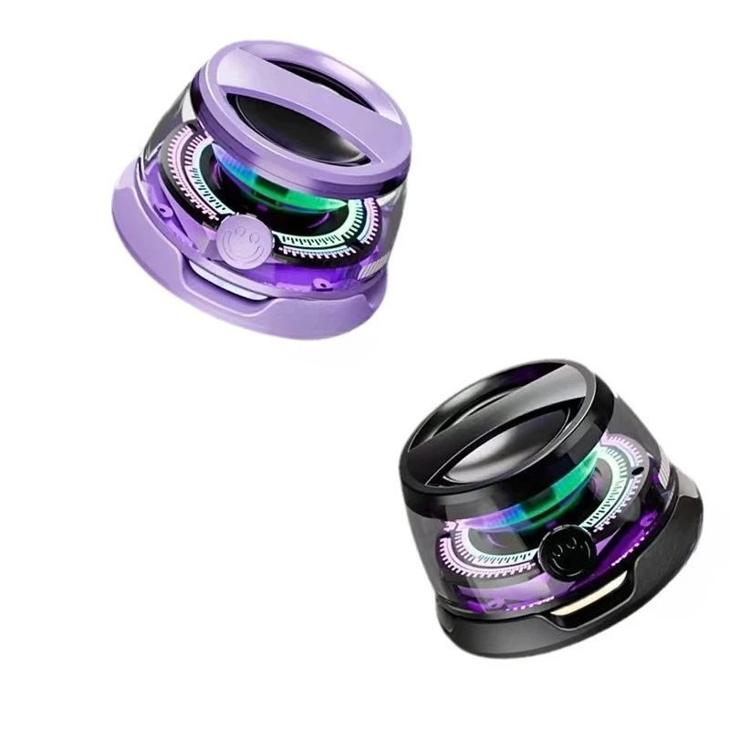 مكبر صوت صغير بلوتوث لاسلكي عالي الجودة، مكبر صوت صغير بحامل شفط مغناطيسي، مكبر صوت بلوتوث محمول خارجي