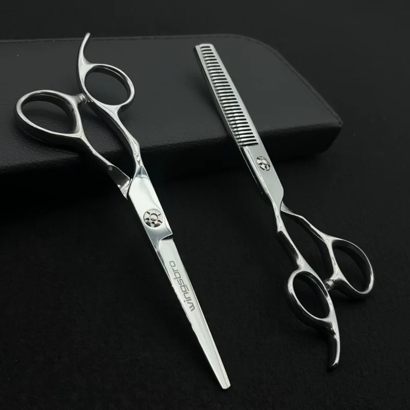 6.5 Inch Professional left-hand Barber Scissor kit Hairdressing Scissors left hand Hair Cutting Thinning for Barber