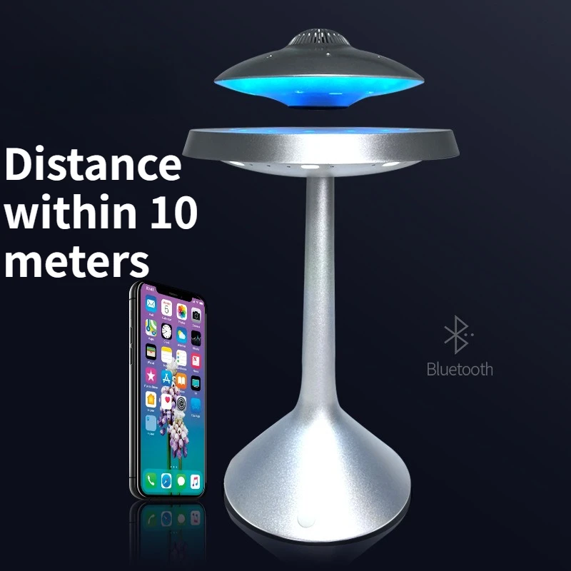 NEW Creative Magnetic Levitation Bluetooth UFO Sound Atmosphere Decoration Cool Sound Decoration High-end Holiday Gift