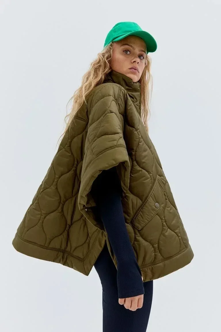 Chaqueta acolchada verde para mujer, traje Formal de algodón para mujer, elegante chaqueta femenina con cremallera, ropa de trabajo cálida para mujer, abrigo de oficina para mujer, Invierno