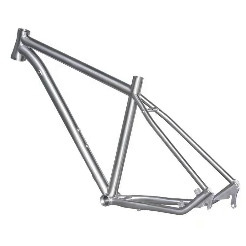Titanium MTB Frame with Inner Cable Routing