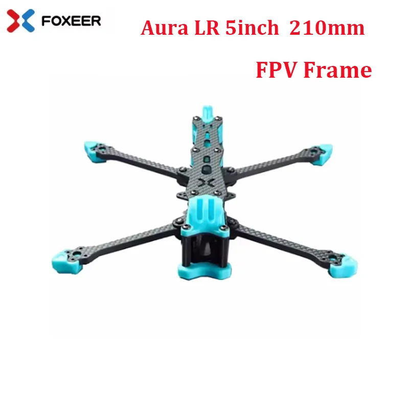 

FOXEER Aura LR 5" 5inch FPV Frame 210mm 5mm Arm T700 Green Carbon Kits for RC FPV Long Range FPV Racing