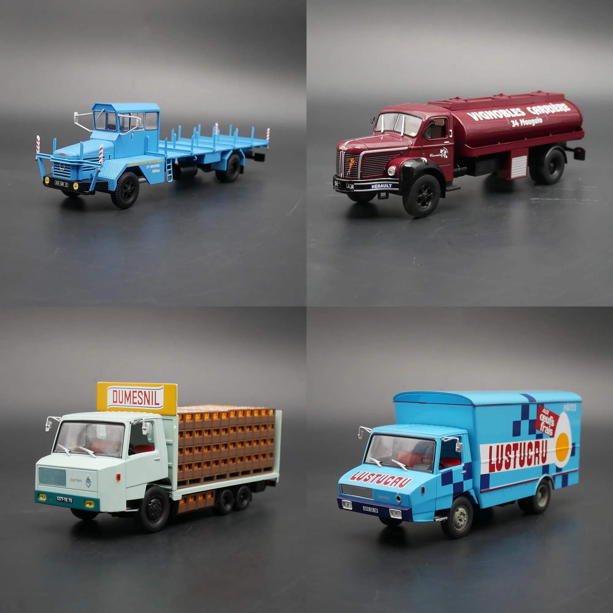 

Diecast Ixo 1:43 Scale Berliet GLM Tekel Stradair Alloy Car Model Collectible Toy Gift Souvenir Display Ornament