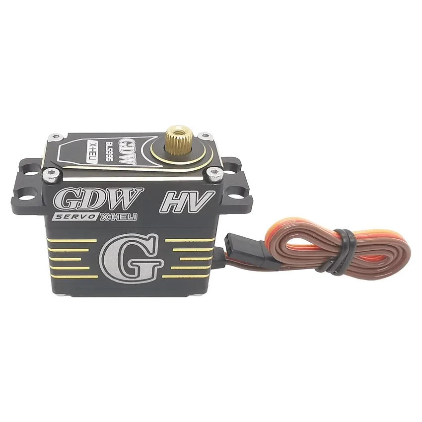 GDW-Alta Velocidade Padrão Digital HV Full Metal Servo Brushless para RC Racer Helicóptero e Avião, BLS992HV, BLS995HV, 28kg, 0.05Sec