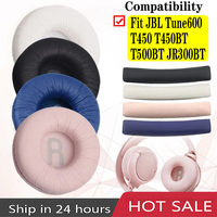 Replacement Foam Ear Pads for JBL Cushion Cover, Headphone Headset, 70mm EarPads, Tune600, T450, T450BT, T500BT, JR300BT, 1 Pair