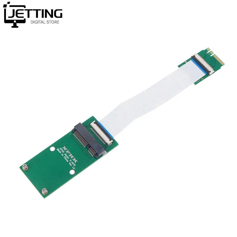 Mini PCIe WiFi Card To A+E E Key M.2 WiFi Network Card Adapter Extension Cable M.2 WiFi Card Extender Converter Adapter Riser