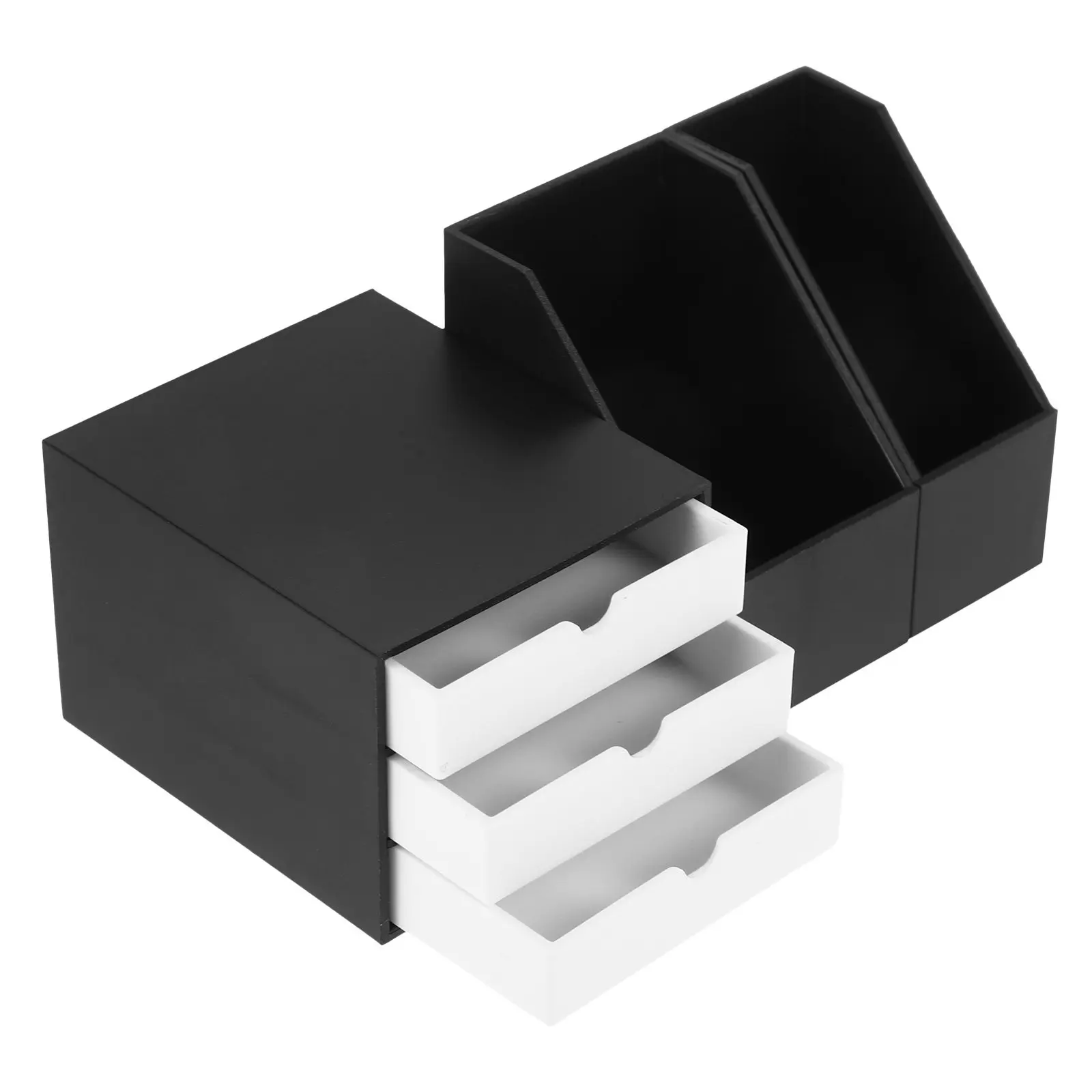 

Miniature Storage Organizer Basket Sleek Design Multi-Functional File Container Mini House Ornament Dollhouse Accessories Mini