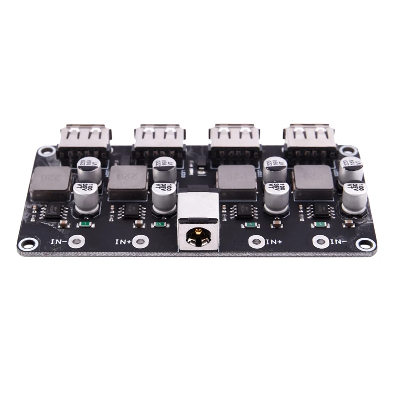 4 Channel Usb Qc3.0 Qc2.0 Dc-Dc Buck Converter Charging Step Down Module 6-32V 9V 12V 24V To Fast Quick Charger Circuit Board 3V