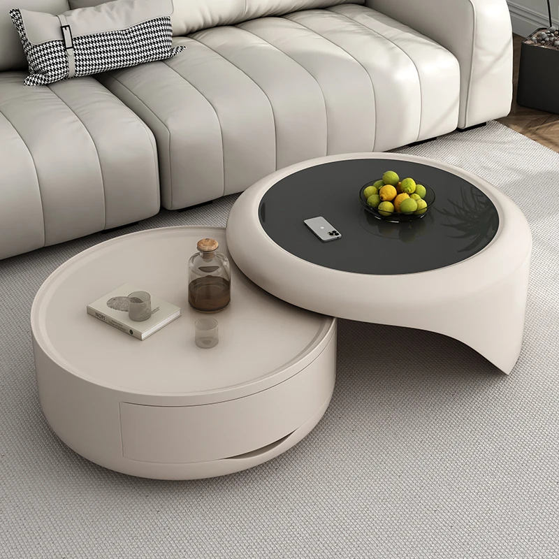 

Modern Round Tea Table Nesting Coffee Corner Sofa Side End Tables Minimalist Room Decor Muebles De Sala Living Room Furniture