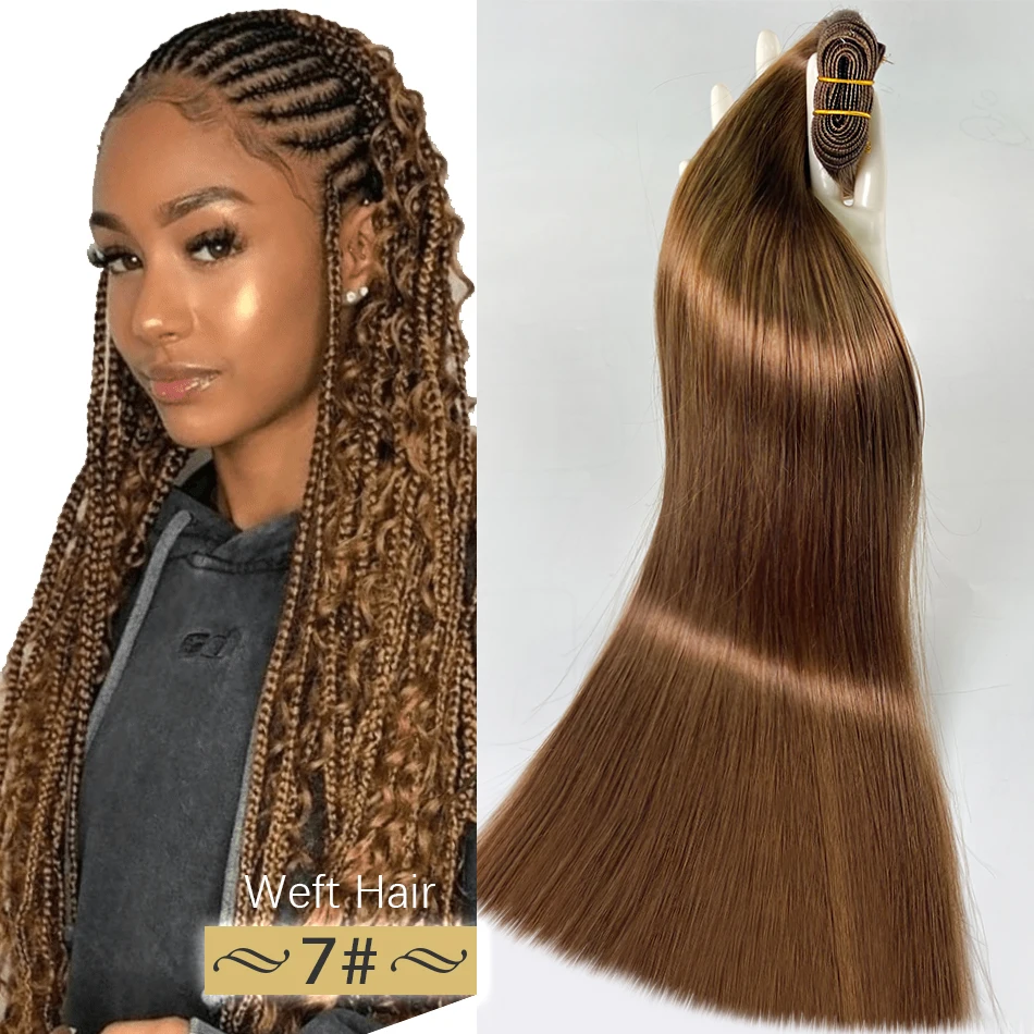 Shinehair 100% Echt Menselijk Haarverlenging Steil Haar Bundels Weft Natuurlijk Zwart Bulks Blond Braziliaans Remy Haar 613