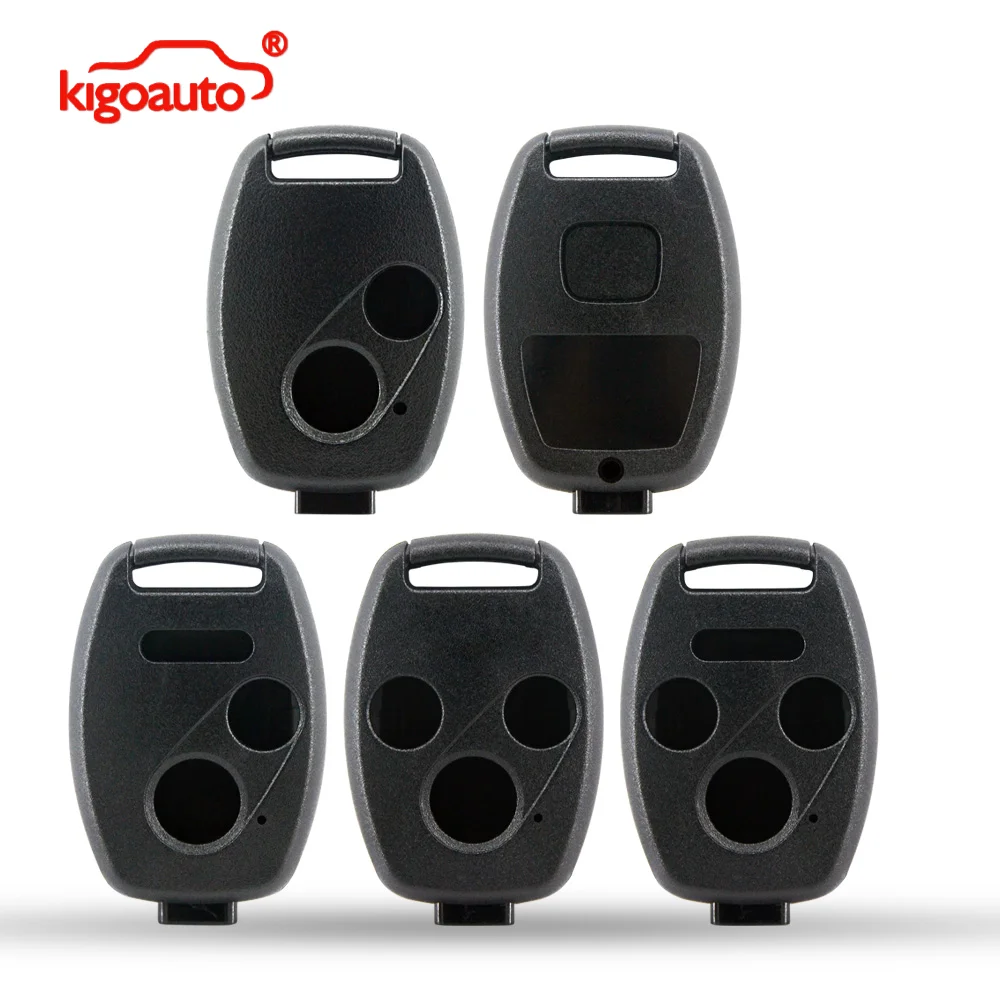 

kigoauto Remote Key Case Shell 2/3 Button No Blade with/without Panic for Honda CRV Civic Accord