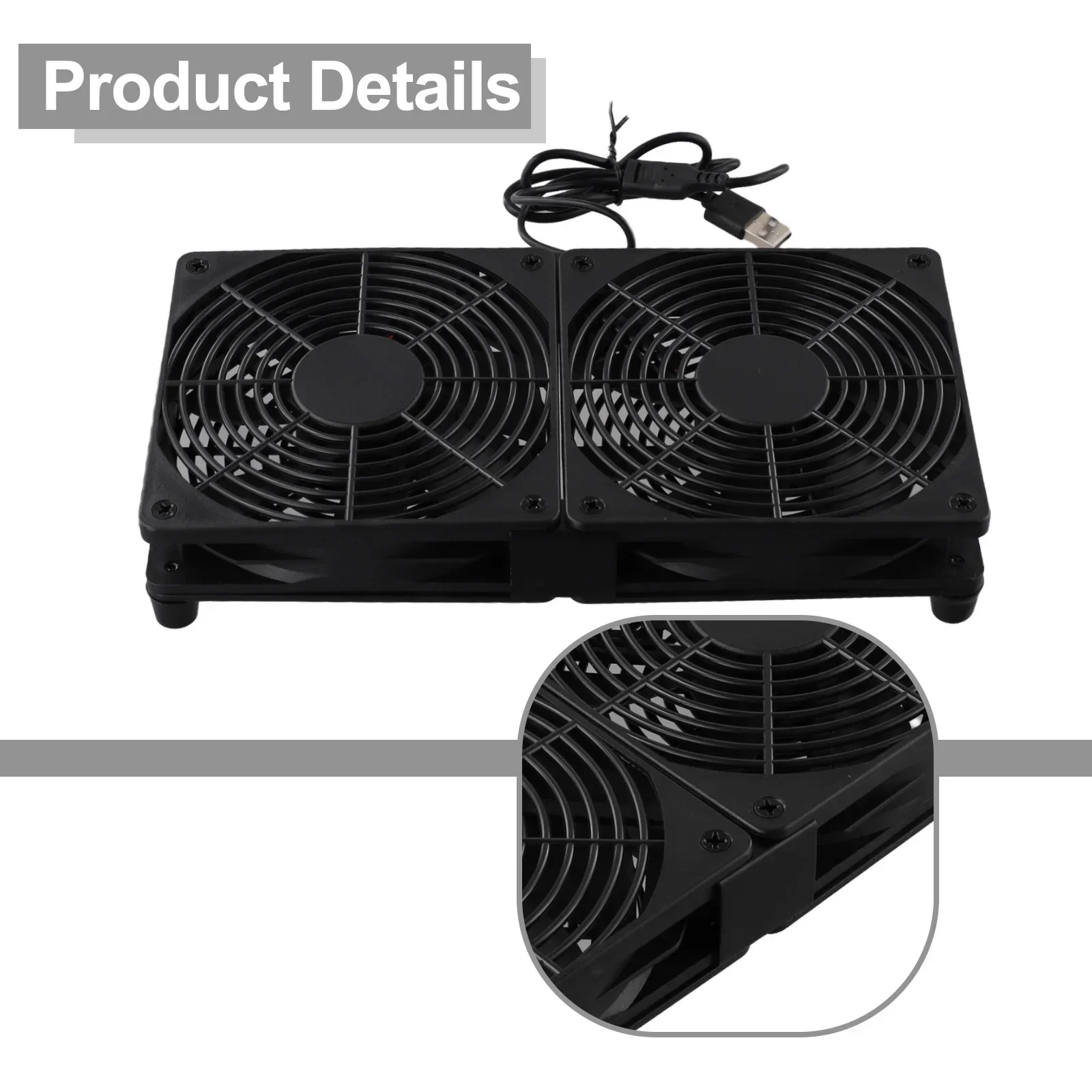 Home RPM Cooling Fan Heat Sink Plug And Play Functionality Dual Fan Effective Cooling Efficient Cooling Capabilities