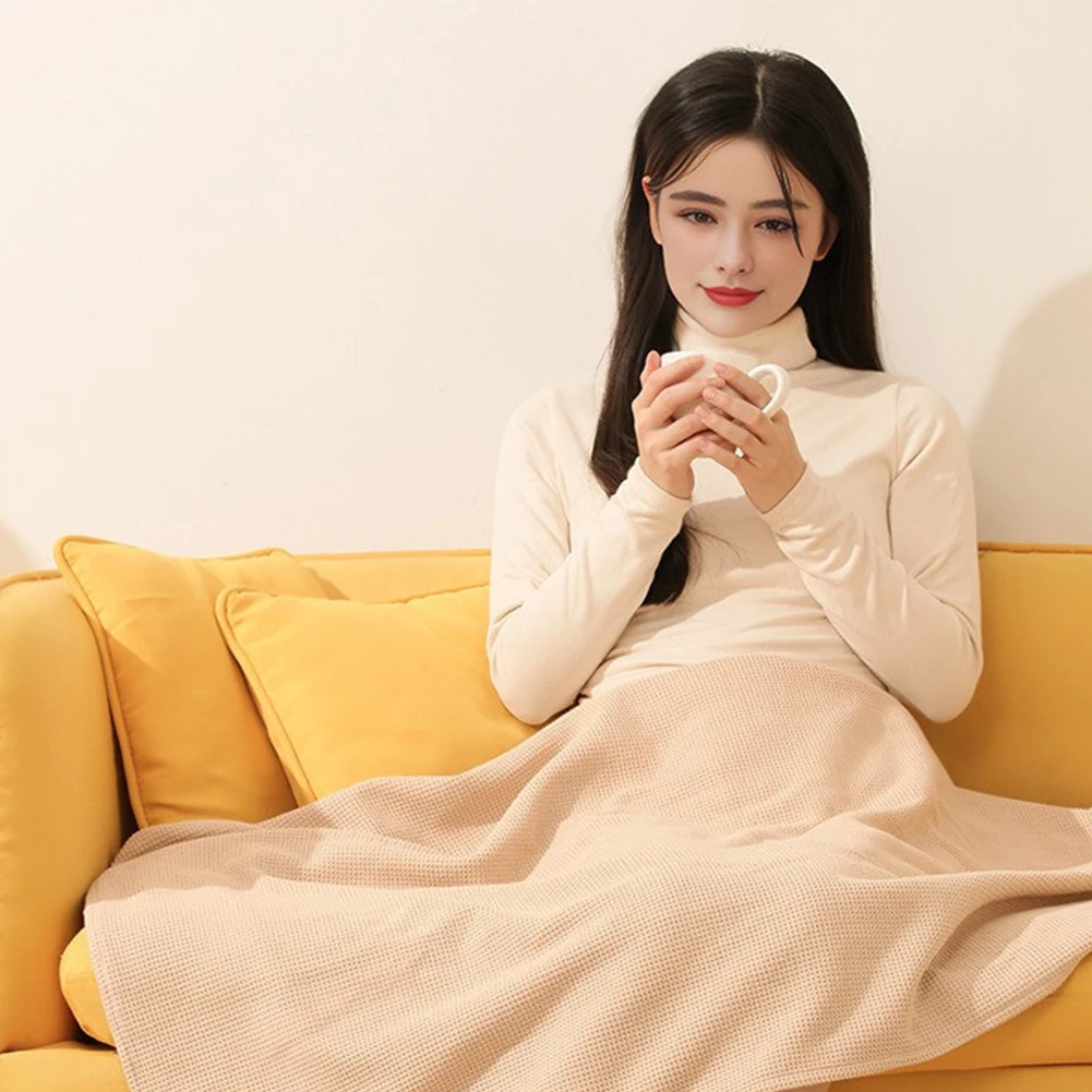 

Wearable Heating Electric Blanket Shawl 3 Heating Levels Heated Shawl Portable Body Warmer Blanket for Home Office
