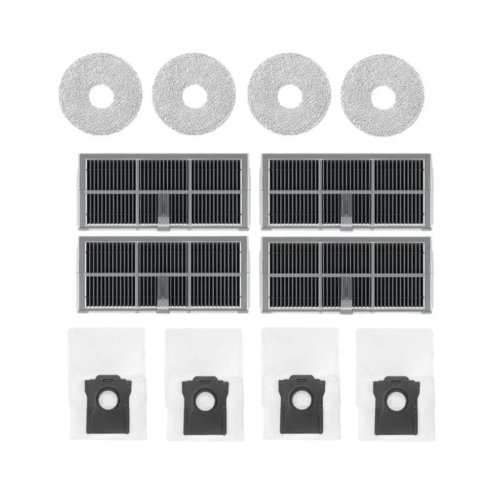 Mops Filter Dust Bags For Dreame For X30Pro L10S Robot Vacuum Cleaner Accessories Dry And Wet Usage For Floor Cleaning